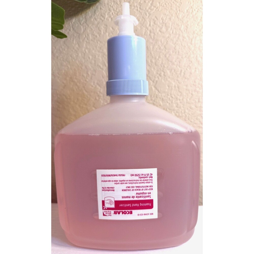 Ecolab Advanced Antibacterial Foaming Hand Sanitizer Refill 42 oz NEW